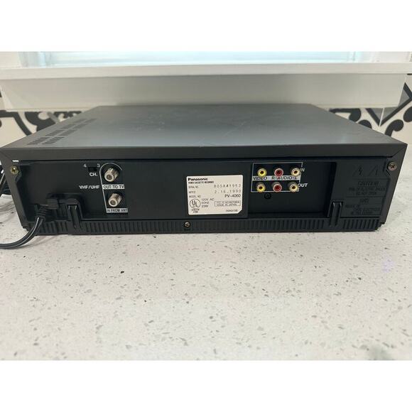 Vintage Panasonic Omnivision VCR Model PV-4060 No Remote - Picture 6 of 8